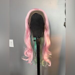 Brand new multicolor pastel synthetic wig. 13 x 2.5 parting space. 22-24 inches